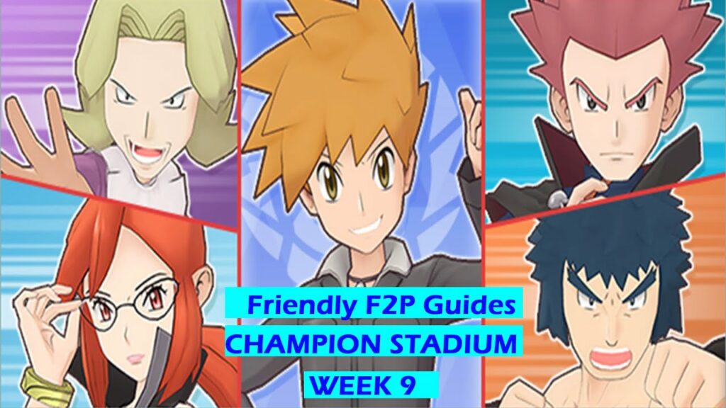 Champion Stadium Kanto Week 9! F2P Friendly! Pokemon Masters EX