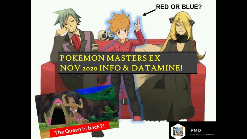 [Pokemon Masters] CYNTHIA & STEVEN EX? OLIVIA GETS GRID? | 2020 NOVEMBER DATAMINE & INFO!