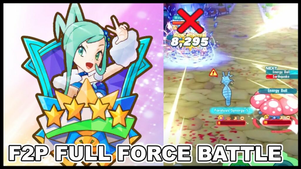 Easy 3V9 F2P Lisia Event Full Force Battle Medal Guide! | Pokemon Masters EX