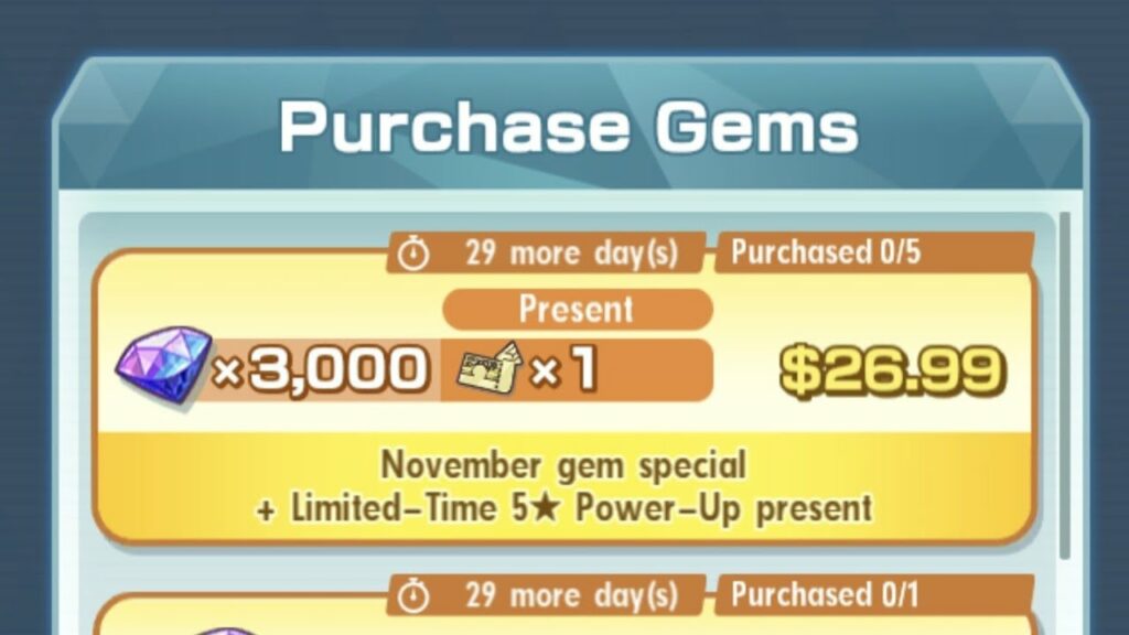 [Pokemon Masters EX] November Gem Special