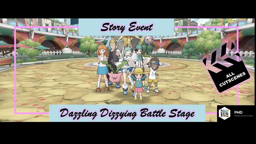 [Pokemon Masters] Dazzling Dizzying Battle Stage Story Event | FULL Story ALL Cutscenes