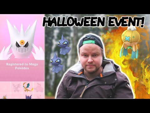 HALLOWEEN EVENT! SHINY MEGA GENGAR ON UPEA!! - POKEMON GO