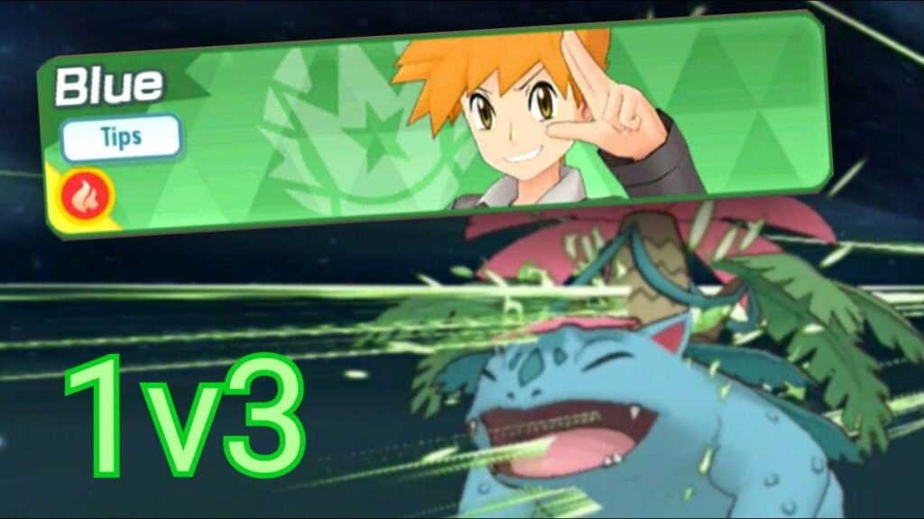 Champion Stadium VenusaurEX Edition - Leaf vs Blue - Pokemon Masters EX 2.2.0