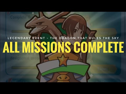 [Pokemon Masters EX] Legendary Event - The Dragon That Rules the Sky (All Missions Complete)