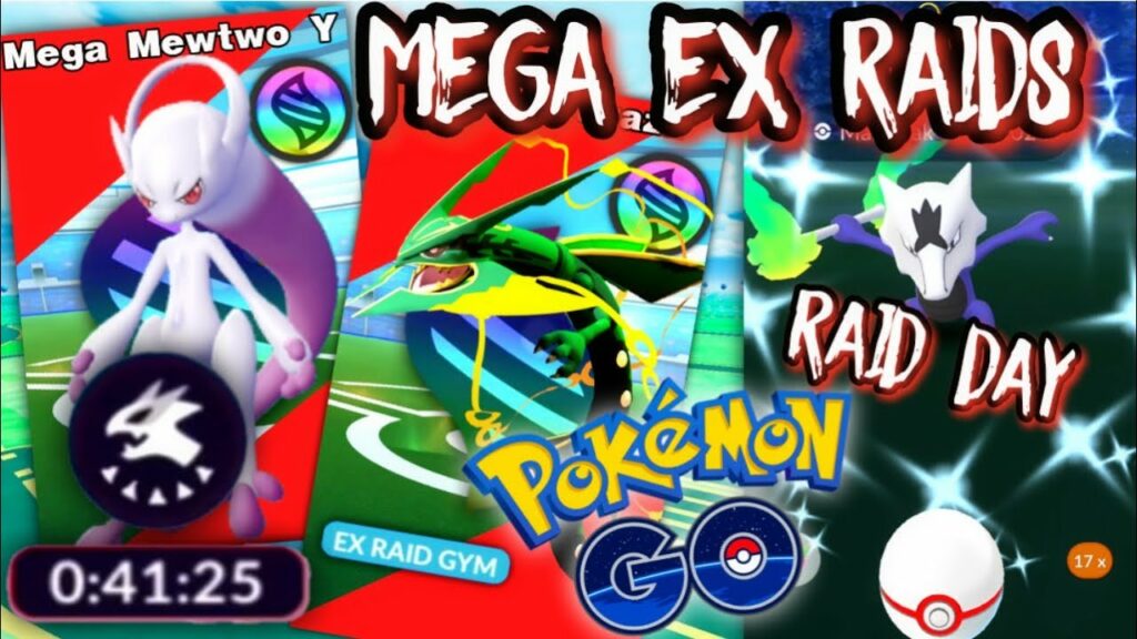 Mega EX Raids coming to Pokemon GO? || Shiny Alolan Marowak Raids 4 Shiny & Mega Gengar solo