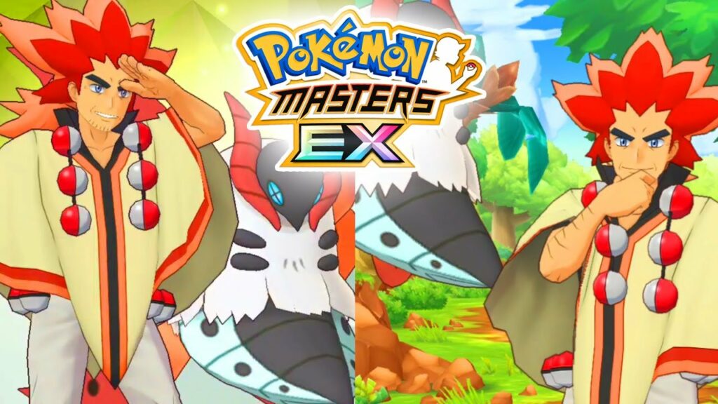 Pokemon Masters EX Alder & Volcarona Sync Pair Scout x11 Summon
