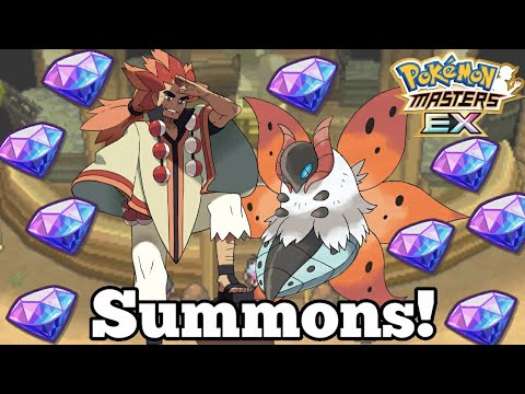 Alder And Volcarona Summons! | Pokemon Masters EX