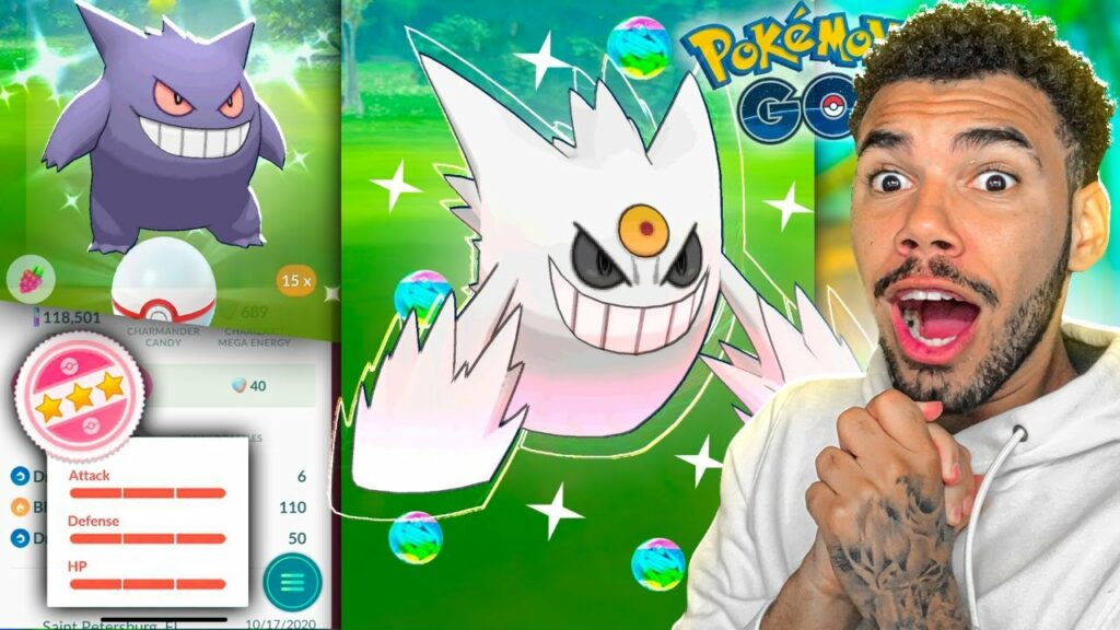 MEGA GENGAR SHINY E 100% - POKEMON GO | Cris |