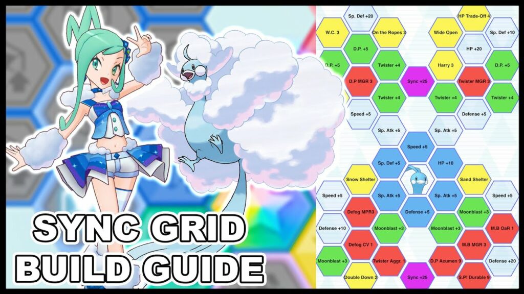 Best Lisia & Mega Altaria Sync Grid Builds Guide! | Pokemon Masters EX