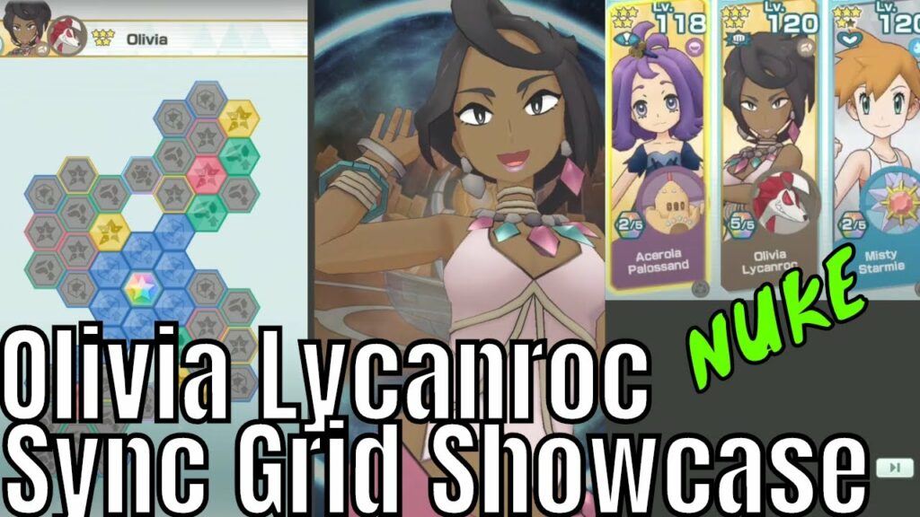 Pokemon Masters - Sync Nuke Olivia Lycanroc Halloween showcase (Fight or Fright FF Battle Round 2)