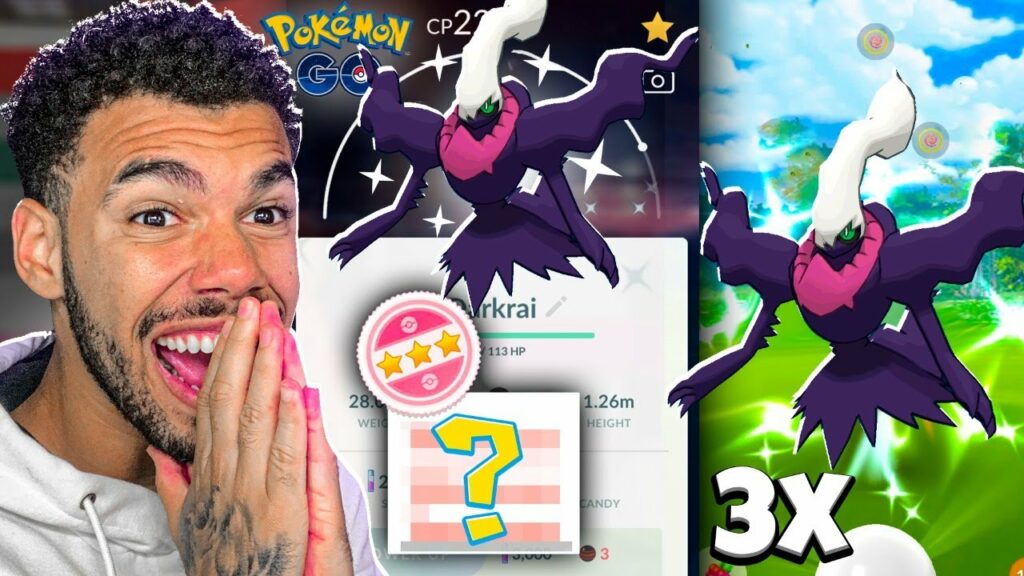 3 DARKRAI SHINY SURTEI NO FIM DO EVENTO - POKEMON GO | Cris |