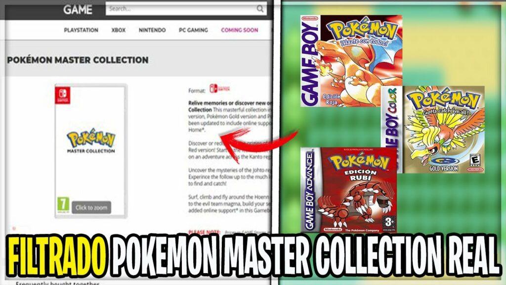 POKEMON MASTER COLLECTION ES UNA REALIDAD?? POKEMON 2021 & NINTENDO SWITCH