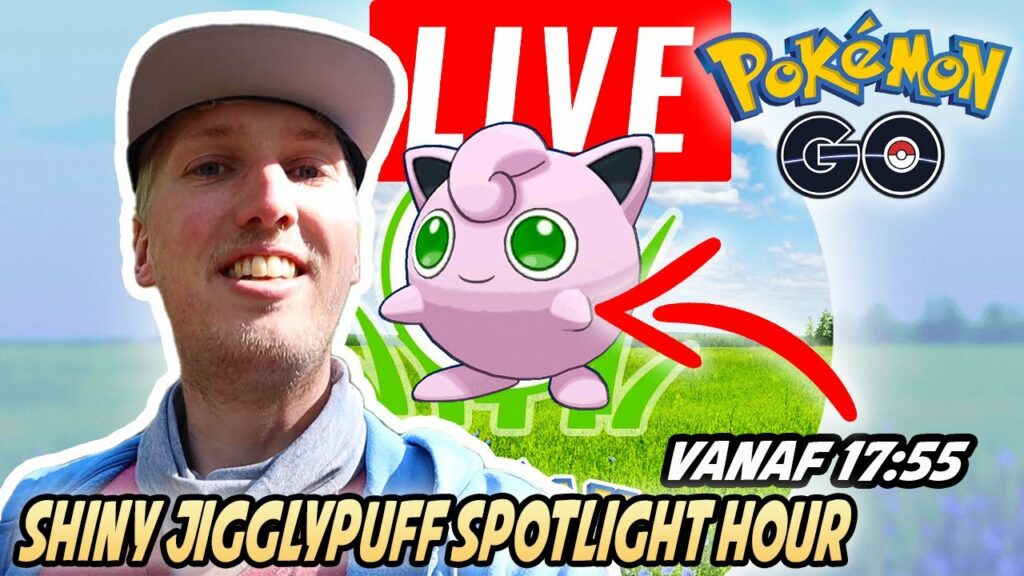Pokemon GO Nederlands - Jigglypuff Spotlight Hour LIVE