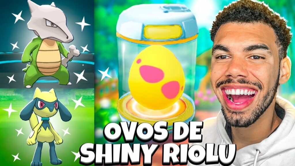 CHOQUEI TODOS MEUS OVOS DE RIOLU SHINY - POKEMON GO | Cris |