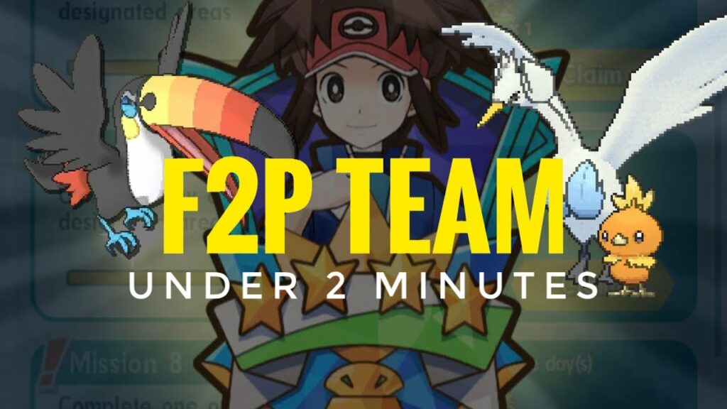 [Pokemon Masters EX] F2P TEAM UNDER 2 MINUTES (Time Trial Event - Race to Victory)