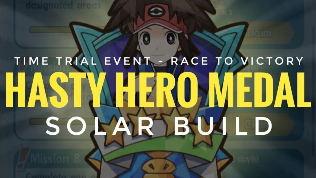 [Pokemon Masters EX] HASTY HERO MEDAL (Time Trial Event - Race to Victory) - SOLAR BUILD
