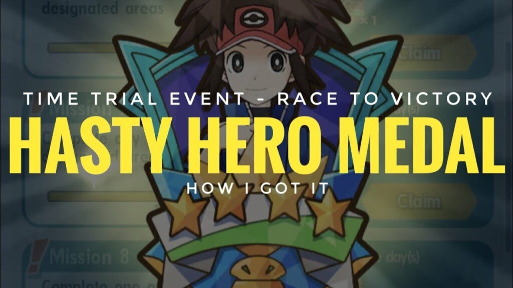 [Pokemon Masters EX] GETTING THE HASTY HERO MEDAL (Time Trial Event - Race to Victory)