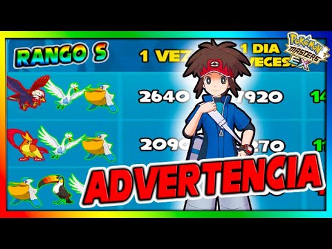 ADVERTENCIA: EVENTO CONTRARRELOJ  y PUNTUACIONES - Pokemon Masters Ex