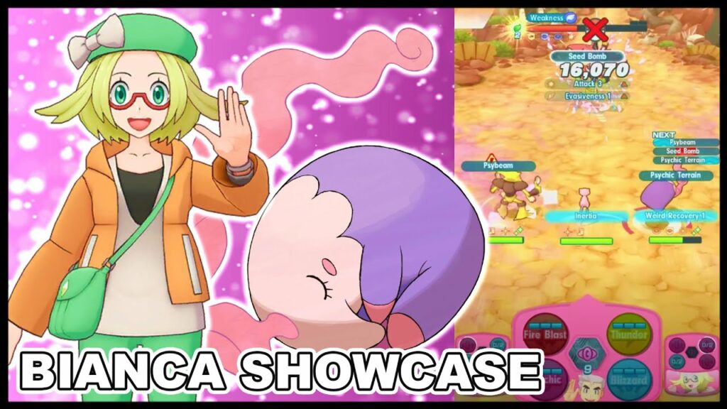 BROKEN Full Psychic Team! 3/5 Bianca & Musharna Terrain Team Showcase! | Pokemon Masters EX