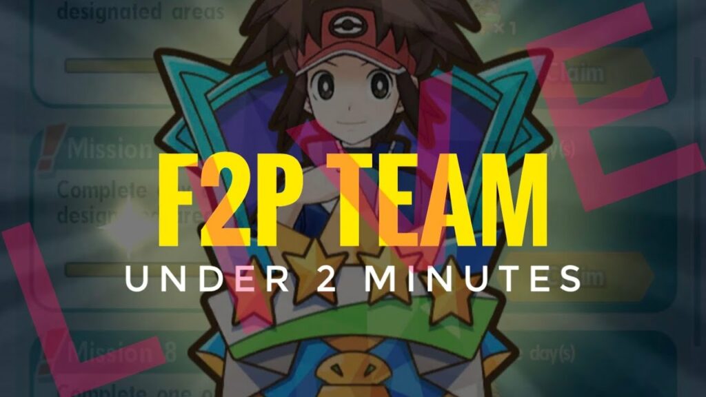 [Pokemon Masters EX] F2P TEAM UNDER 2 MINUTES?! TIME TRIAL EVENT LIVE