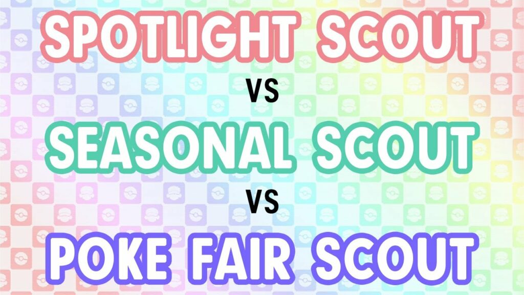 [Pokemon Masters EX] SPOTLIGHT SCOUT vs SEASONAL SCOUT vs POKE FAIR SCOUT