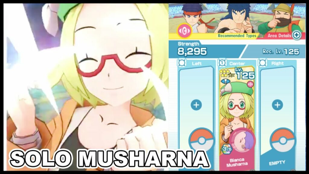 Bianca & Musharna SOLOS Champion Stadium Bruno By Herself! | Pokemon Masters EX