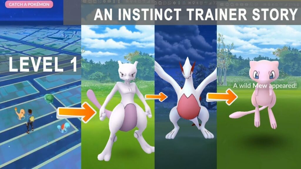 Starting from Level 1 catching mewtwo, shiny lugia, mew and other legendary pokemon!