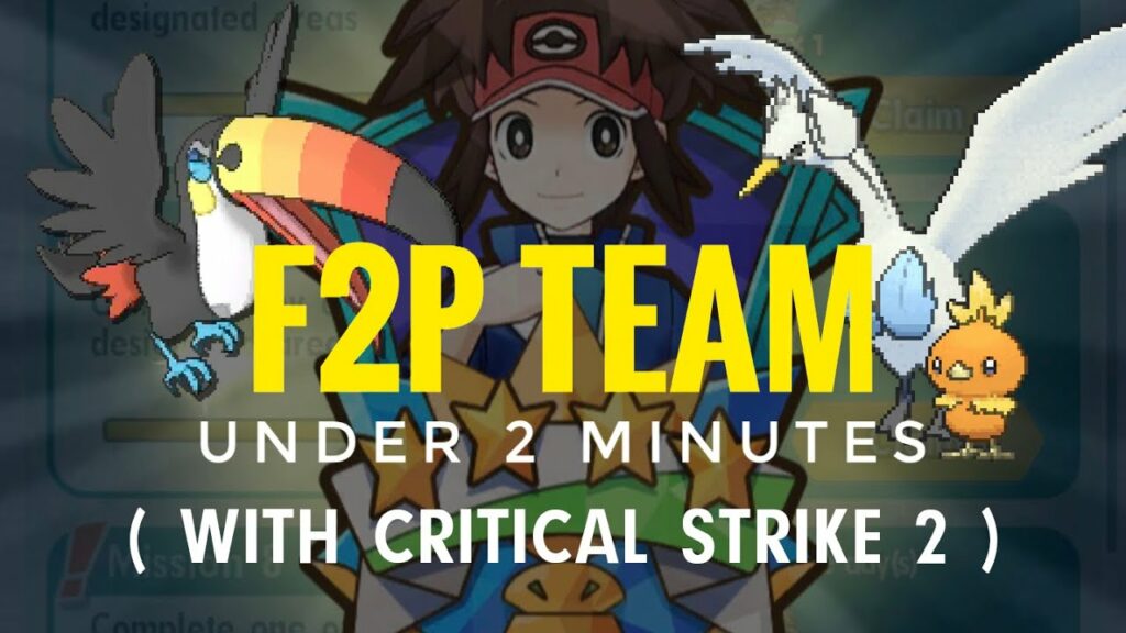 [Pokemon Masters EX] F2P TEAM UNDER 2 MINUTES (Time Trial Event - Race to Victory) - WITH CS2