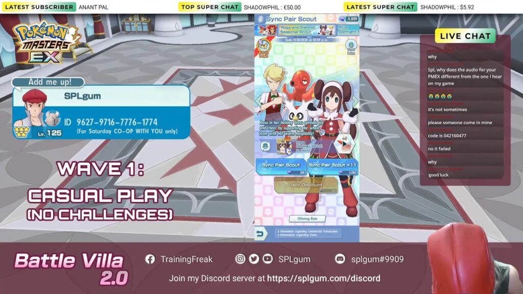 [Pokemon Masters EX] Battle Villa 2.0 - Wave 1