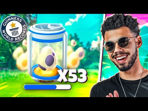 CHOCANDO SHINY COM RECORDE DE OVOS - POKEMON GO | Cris |