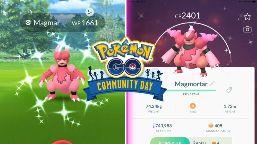 NEW MAGMAR COMMUNITY DAY EVENT IN POKEMON GO! Shiny Magmar & Magby Featured!