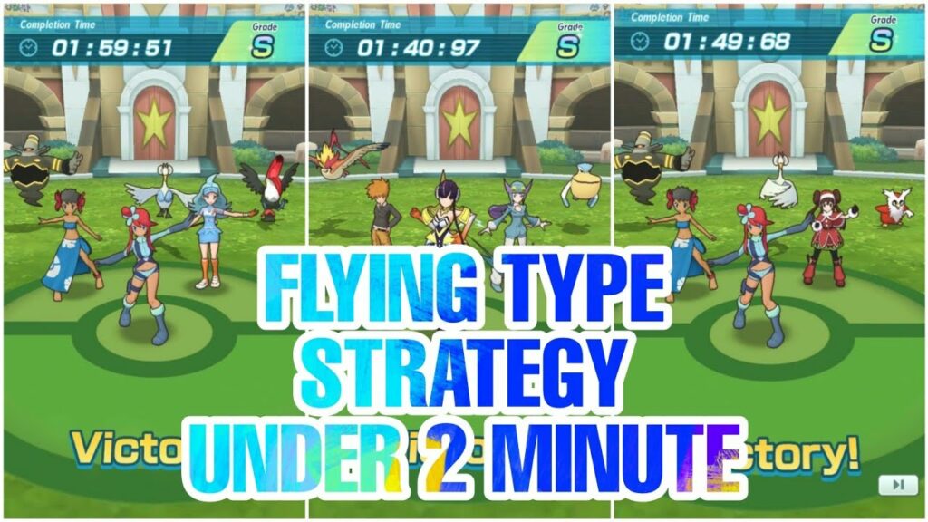 Flying Type Strategy under 2 minutes | Time Trial Event | Pokemon Masters Ex