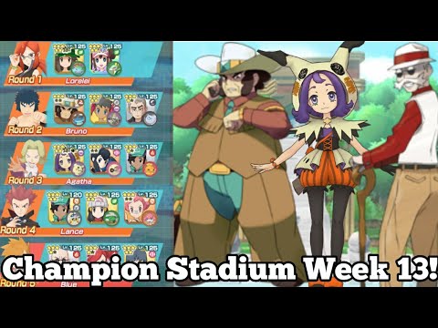 Champion Stadium Kanto Challenge Week 13 | Pokemon Masters EX