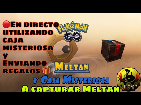 Abriendo caja misteriosa, Evento Pokemon Home.. Capturando Meltan.... Pokemon Go