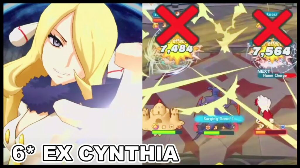 The Sinnoh Champion In White! 6* EX Cynthia & Garchomp Showcase! | Pokemon Masters EX