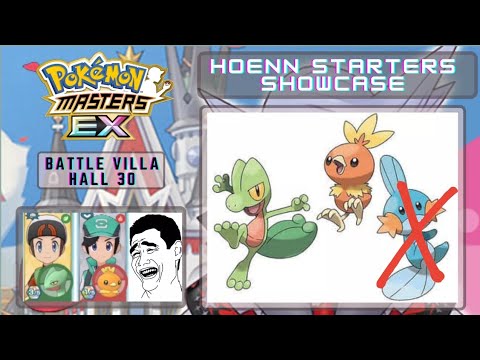Showcase - Hoenn "Duo" | Sceptile Torchic | 3v9 Battle Villa Hall 30 | Pokemon Masters EX
