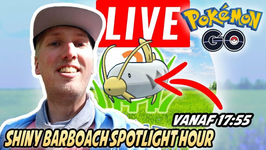 Pokemon GO Nederlands - Barboach Spotlight Hour LIVE