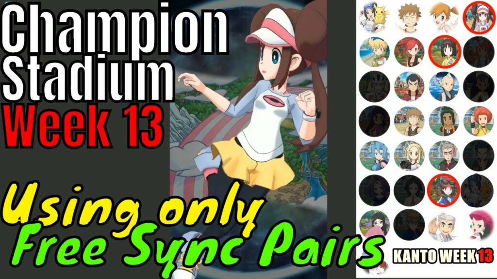 Pokemon Masters EX - F2P Week 13 Champion Stadium (Want to be fast but ends up taking 30mins run)