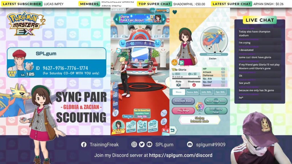 [Pokemon Masters EX] Sync Pair Scouting - Gloria & Zacian