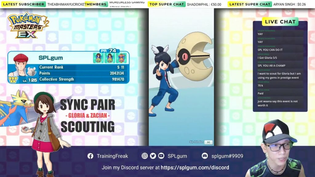 [Pokemon Masters EX] SPLgum Reacts: My Gloria Sync Pair Scout Pulls