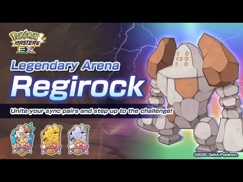 Pokemon Masters EX Legendary Arena: Defeating Very Hard Regirock 3 Vs 1 (Season 9)