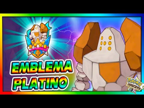 EMBLEMA PLATINO REGIROCK - Pokemon Masters Ex