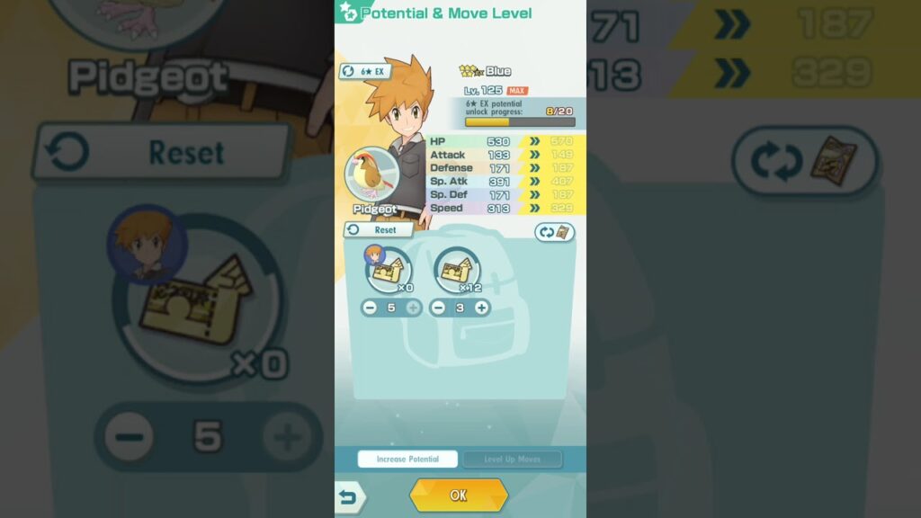 Pokemon masters: Blue is now a six star EX trainer