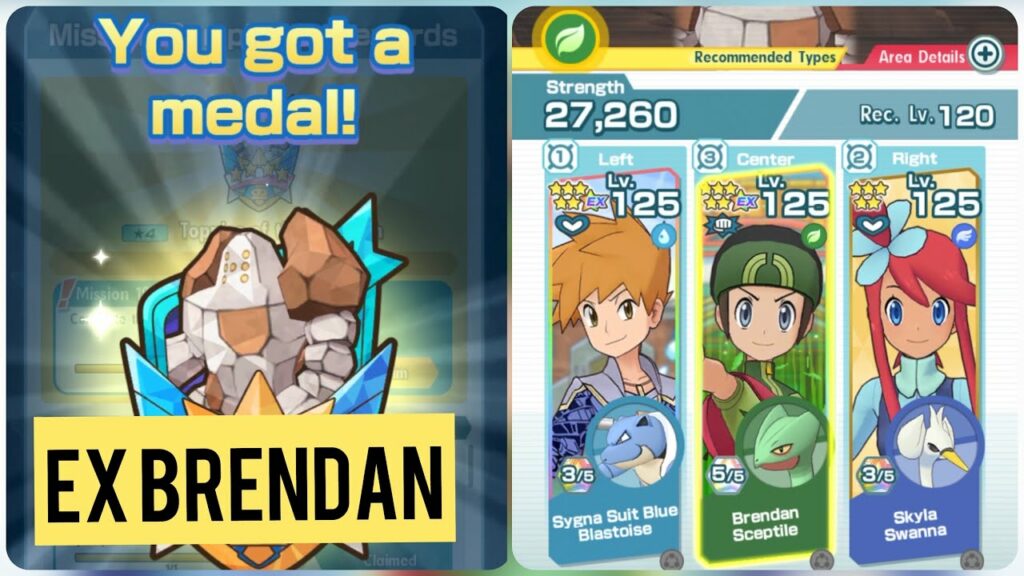 Legendary Arena Regirock EX Brendan Showcase | Pokemon Masters EX