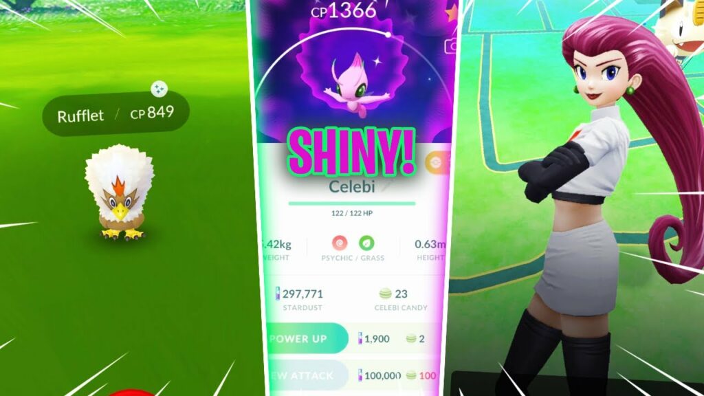 NEW SHINY CELEBI EVENT IN POKEMON GO! Jessie & James Return | Shiny Rufflet Release!