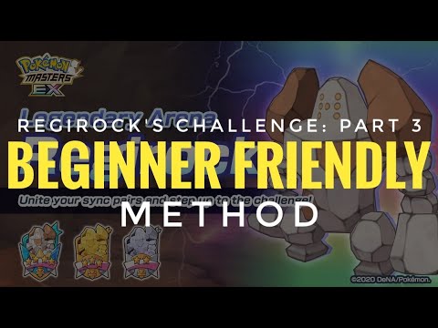 [Pokemon Masters EX] Legendary Arena - Regirock's Challenge: Part 3 - BEGINNER FRIENDLY METHOD
