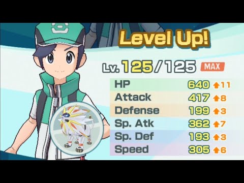 [Pokemon Masters EX] Level Up to 125 - Solgaleo