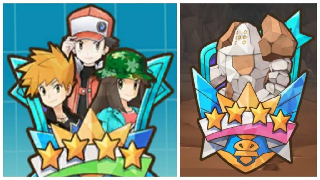 Pokemon Masters EX Legendary Arena: Red & Charizard Vs RockSlide RegiRock