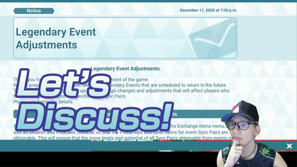 [Pokemon Masters EX] Let's Disucss: Legendary Event Adjustments