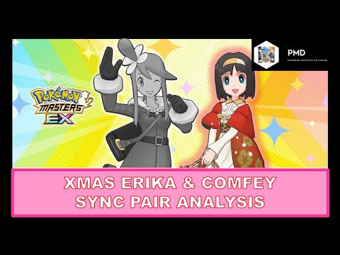 [Pokemon Masters] Gorgeous Flowers | Xmas Erika & Comfey Sync Pair Analysis